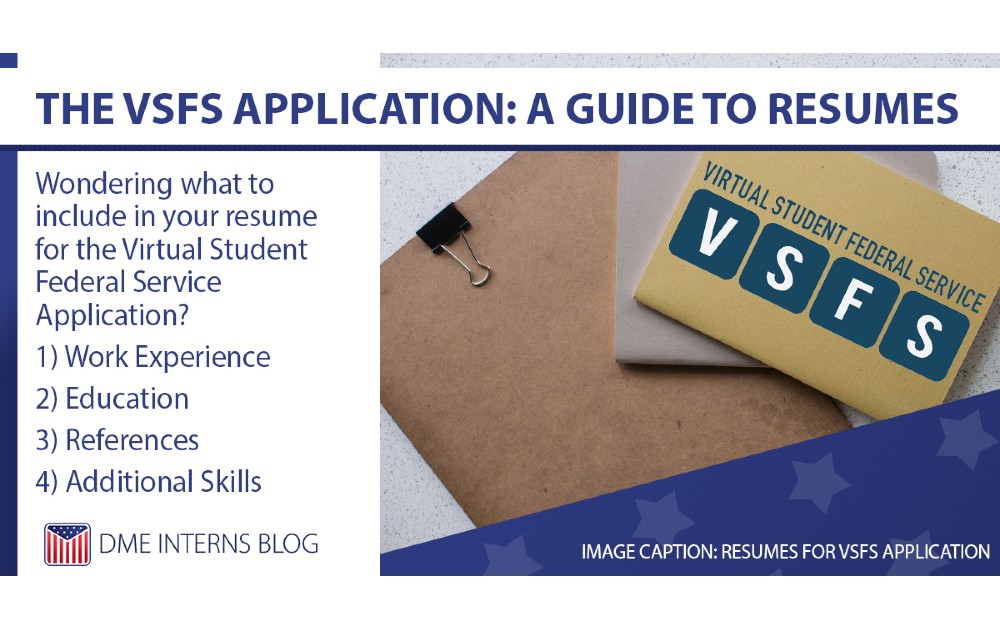 The VSFS Application: A Guide to Resumes