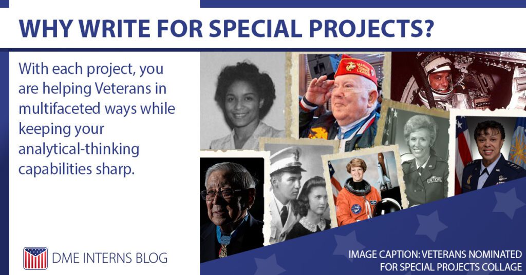 Why Write for Speical Projects
